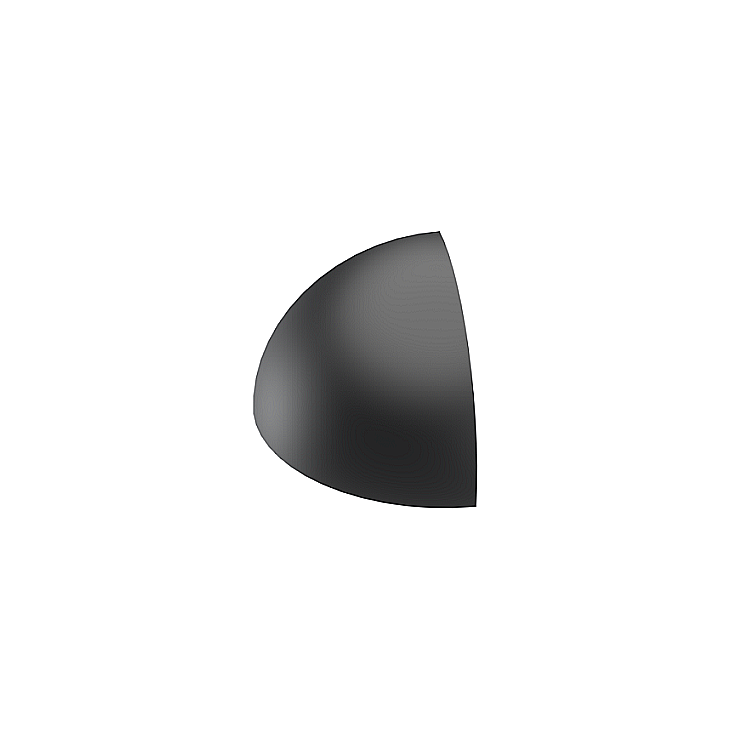 Záslepka rohová 20 x 20 radius